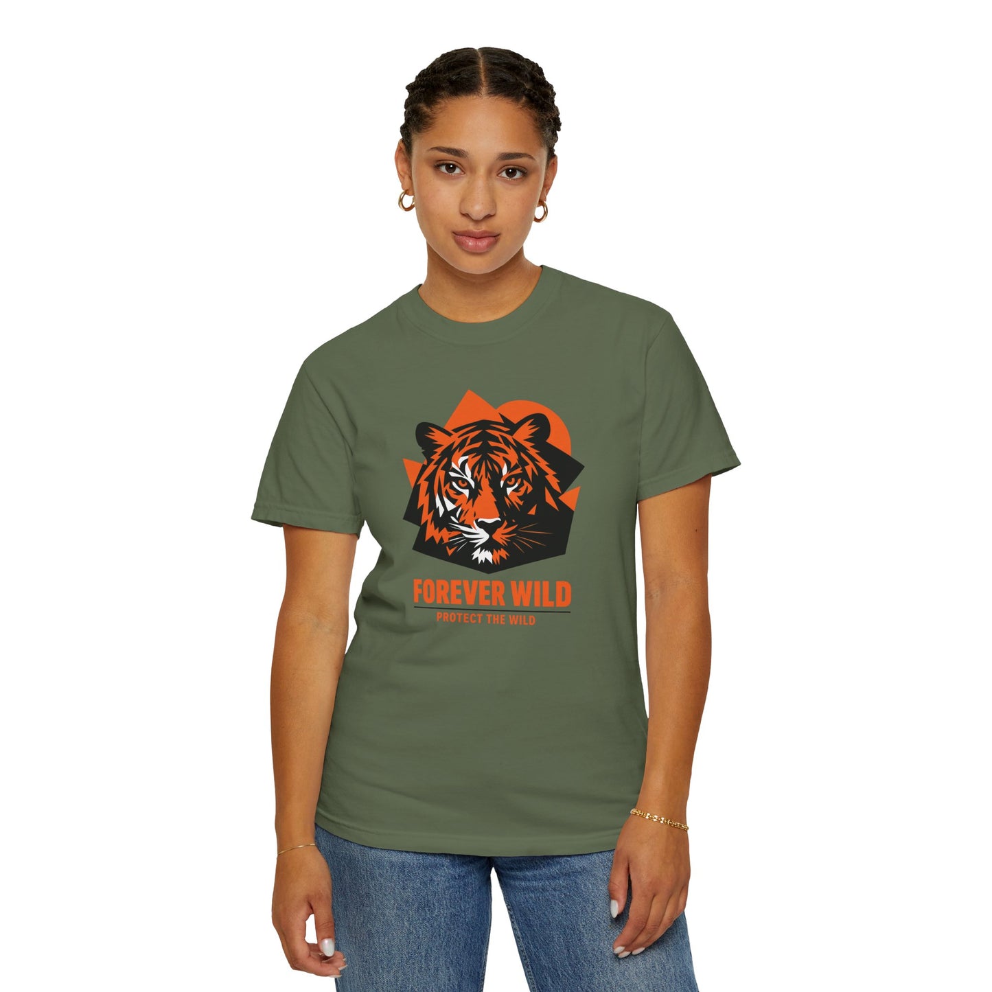 Tiger Forever Wild Conservation Tee | Protect the Wild Shirt | Endangered Animal Gift