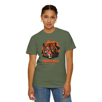 Tiger Forever Wild Conservation Tee | Protect the Wild Shirt | Endangered Animal Gift