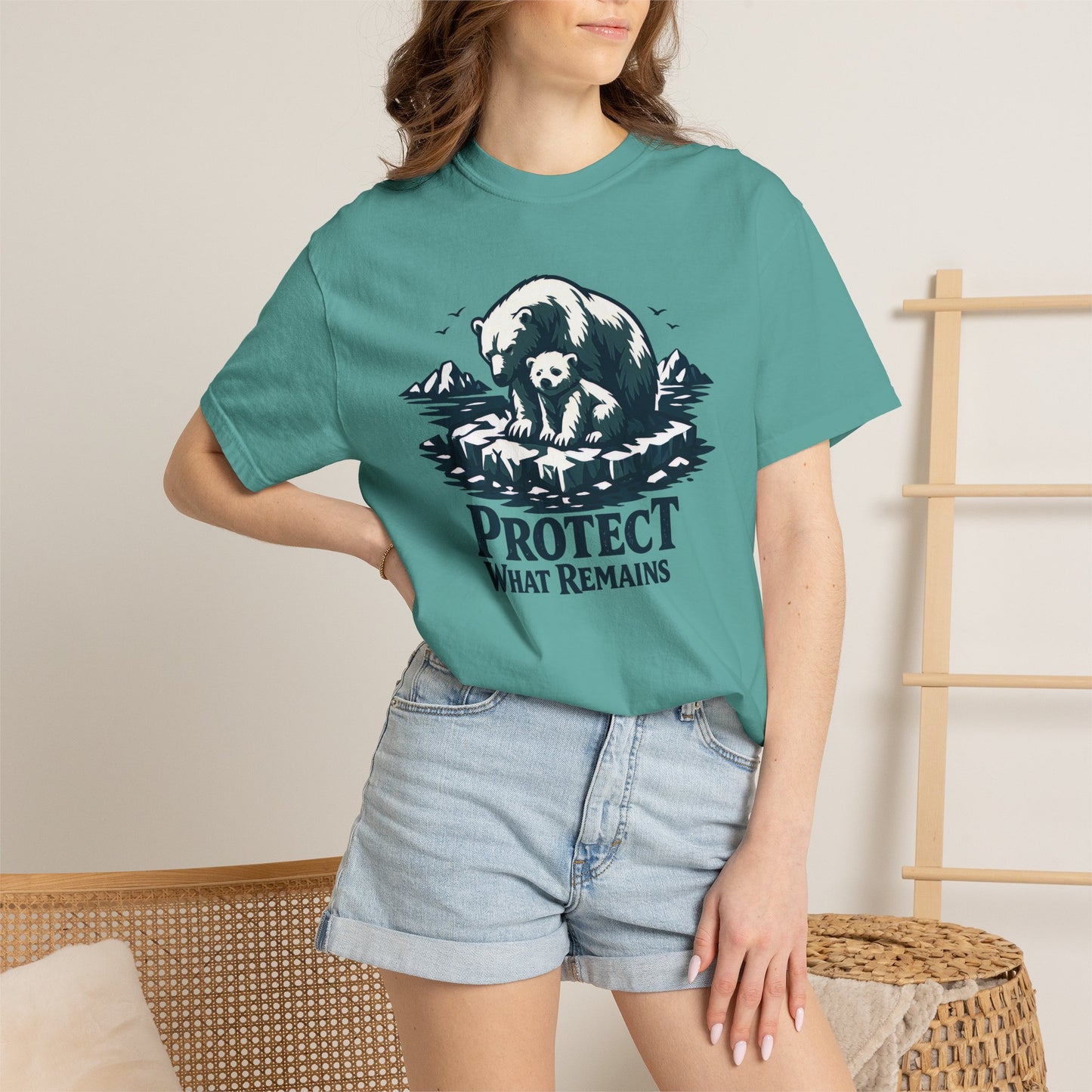 Polar Bear Conservation Tee | Protect What Remains | Climate Awareness Shirt | Unisex