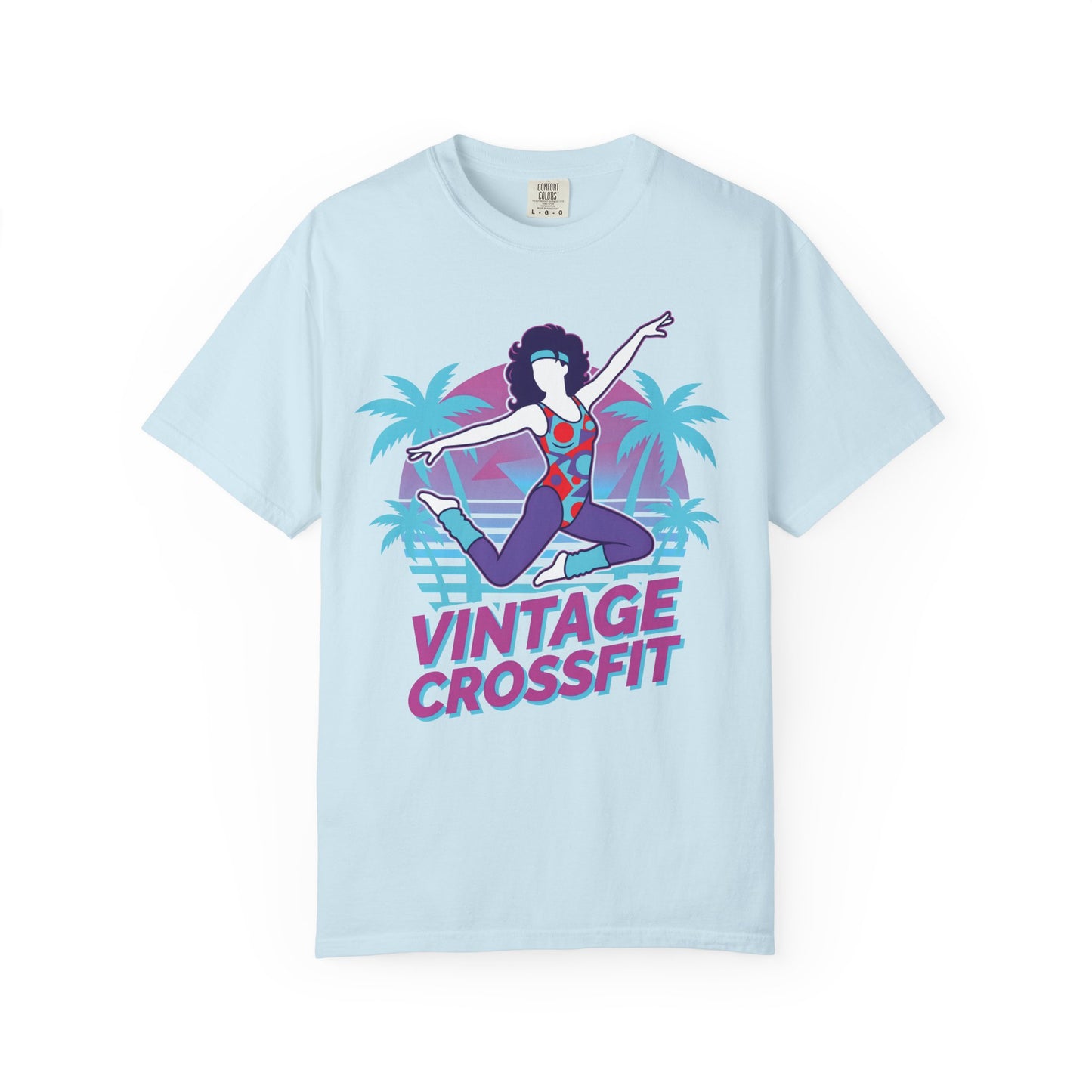 Vintage Crossfit Retro 80s Aerobics Graphic Tee | Gym Shirt Women