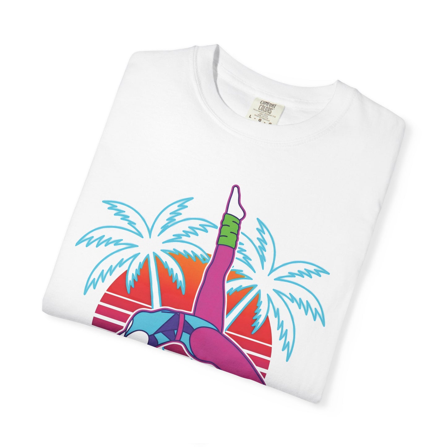 Stay Flexible Retro 80s Backbend Graphic Tee | Vintage Workout Shirt Women