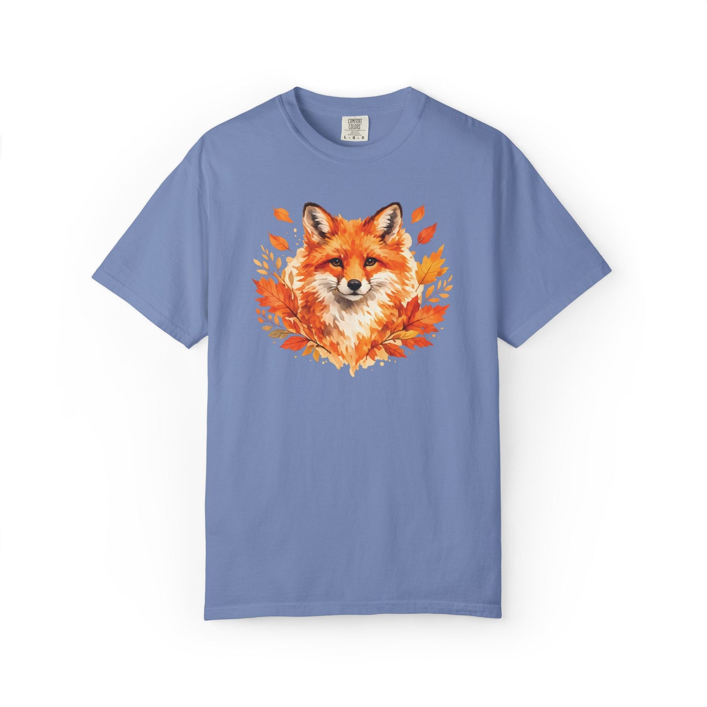 Watercolor Fox Graphic Tee | Autumn Wildlife Art Shirt | Nature Lover Gift | Unisex