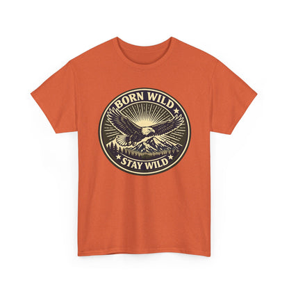 Eagle Ranger Patch Graphic Tee | Mid-Century Outdoor Shirt | Born Wild Stay Wild Unisex