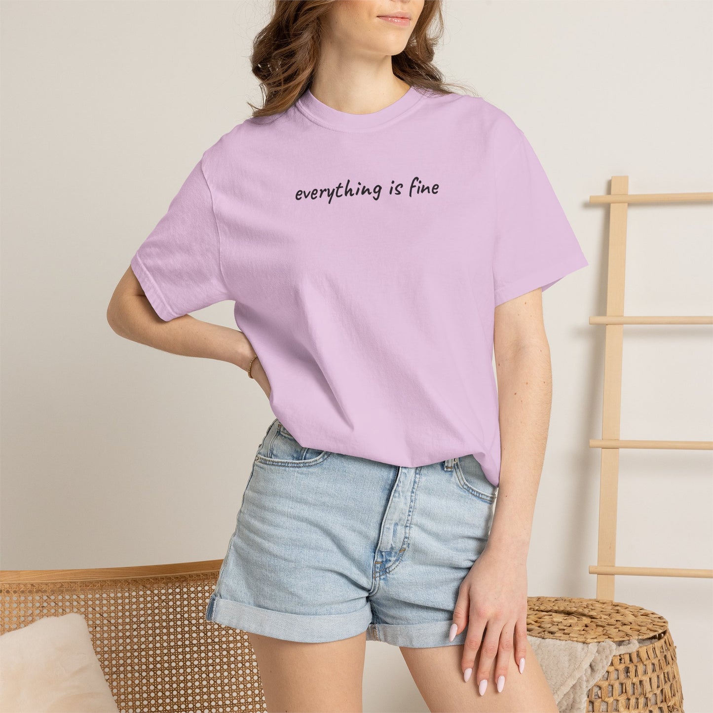 Everything is fine tee | being a mother is a blessing | mother's day gift tee