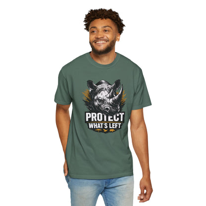Black Rhino Conservation Tee | Protect What's Left | Endangered Species Shirt | Unisex