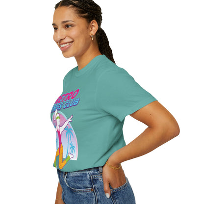Retro Fitness Club 80s Aerobics Graphic Tee | Vintage Gym Shirt Women