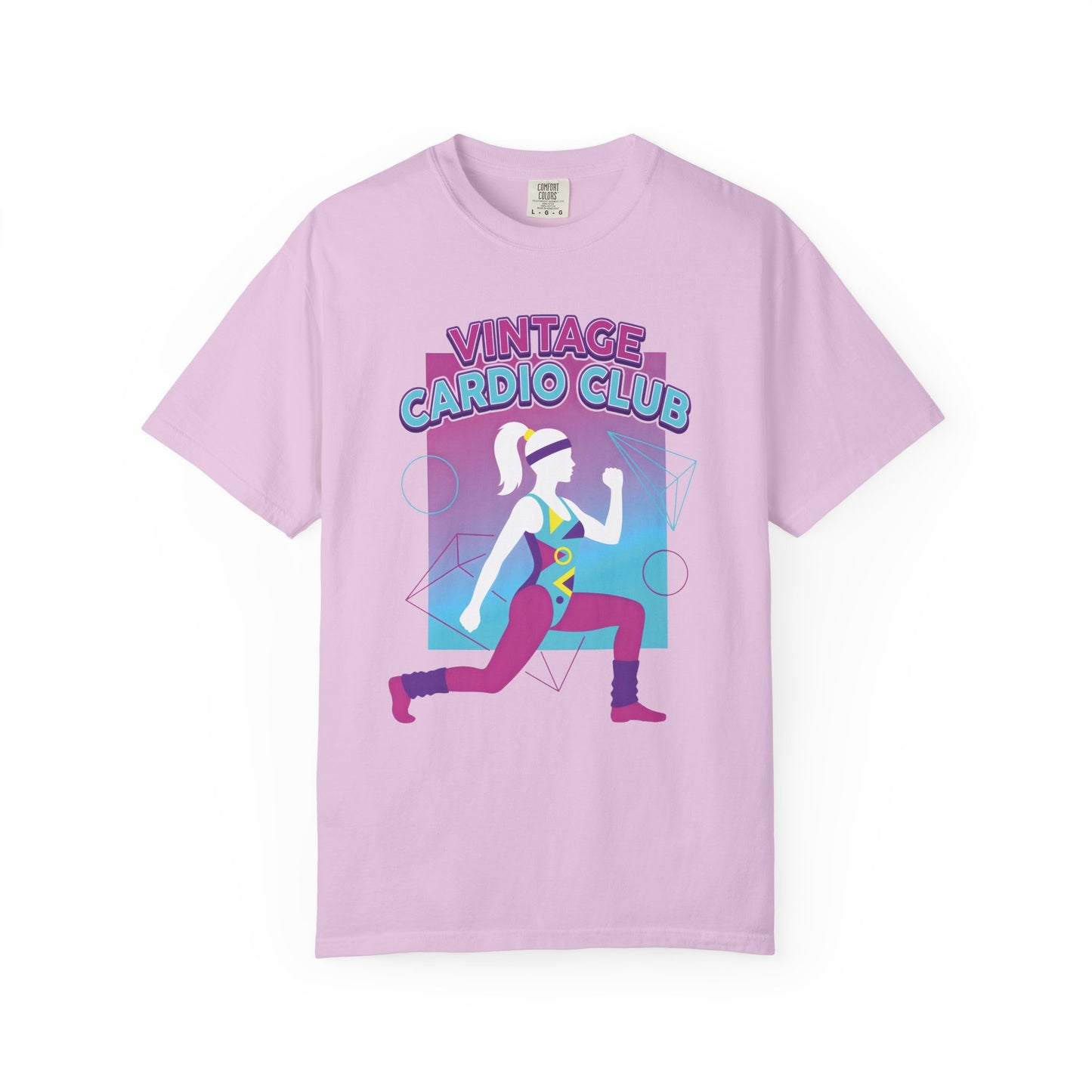Vintage Cardio Club Retro 80s Lunge Graphic Tee | Workout Shirt Women
