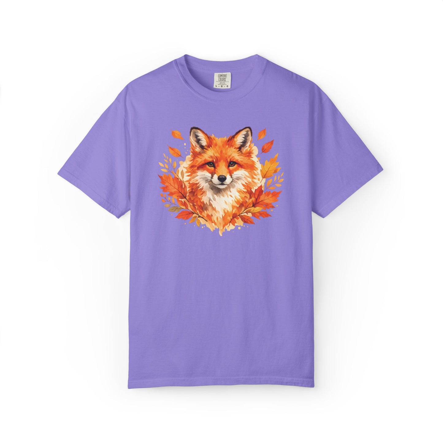 Watercolor Fox Graphic Tee | Autumn Wildlife Art Shirt | Nature Lover Gift | Unisex
