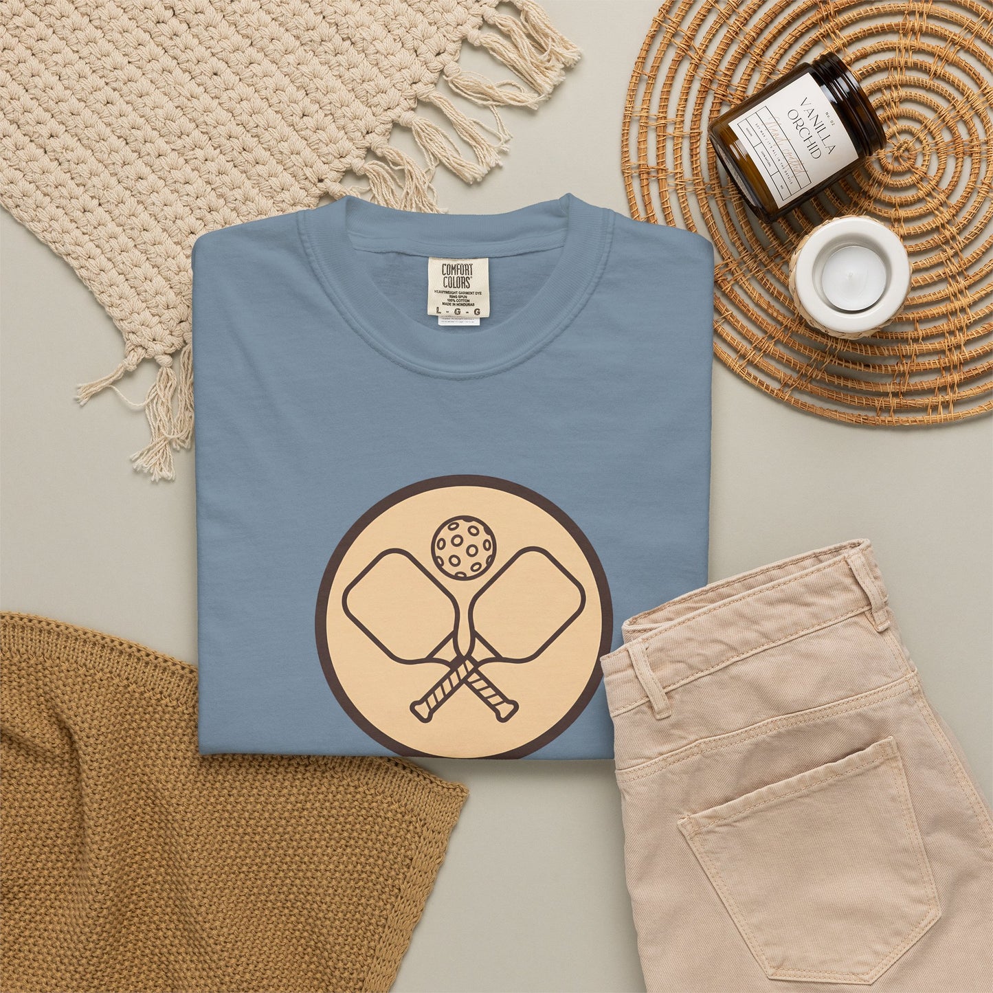 Vintage Pickleball Badge Tee Pickler Crest Minimalist Unisex Shirt
