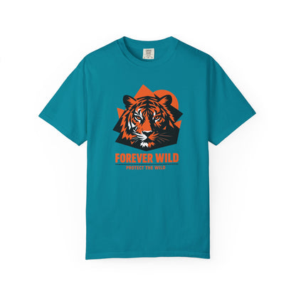Tiger Forever Wild Conservation Tee | Protect the Wild Shirt | Endangered Animal Gift