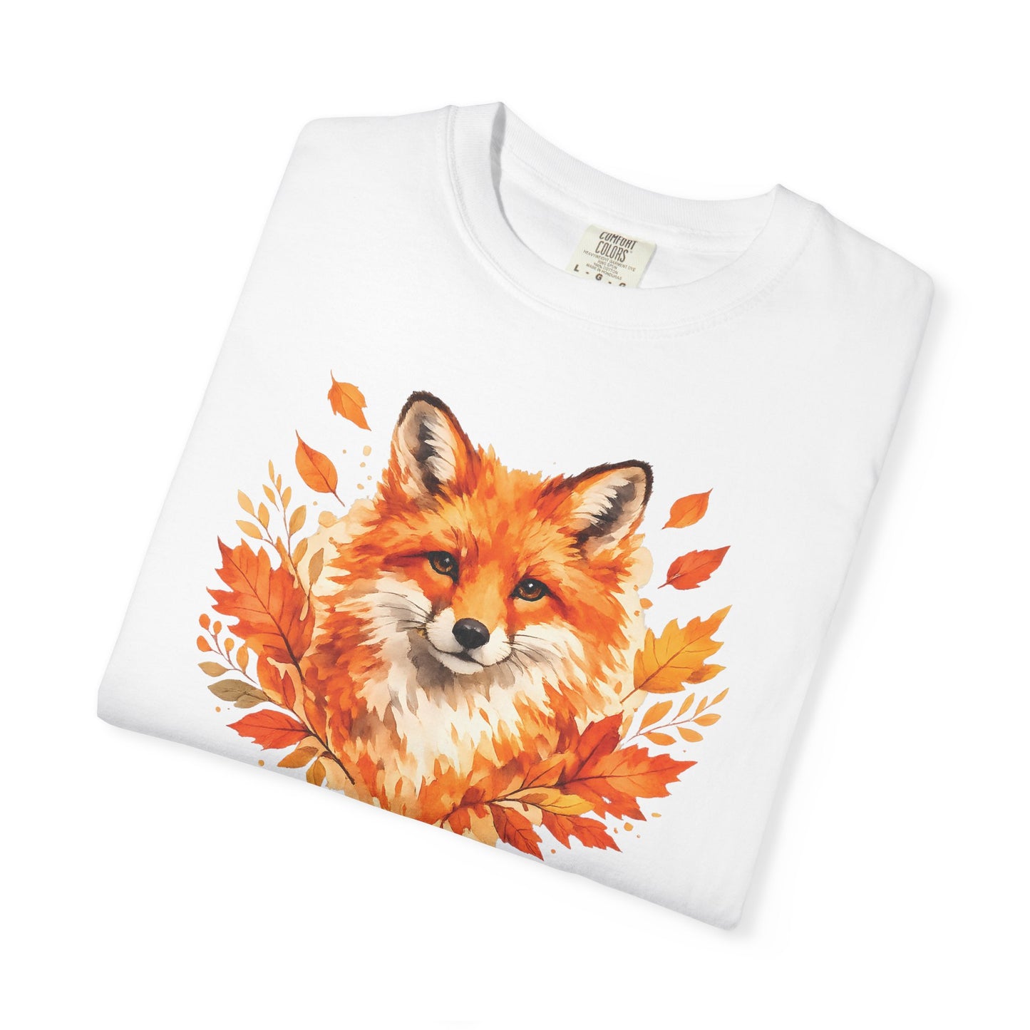 Watercolor Fox Graphic Tee | Autumn Wildlife Art Shirt | Nature Lover Gift | Unisex
