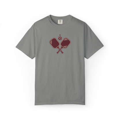 Pickleball Heart Icon Tee Pickler Love Minimalist Graphic Unisex Shirt
