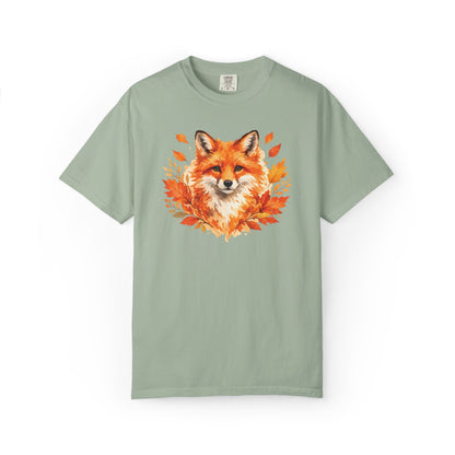 Watercolor Fox Graphic Tee | Autumn Wildlife Art Shirt | Nature Lover Gift | Unisex