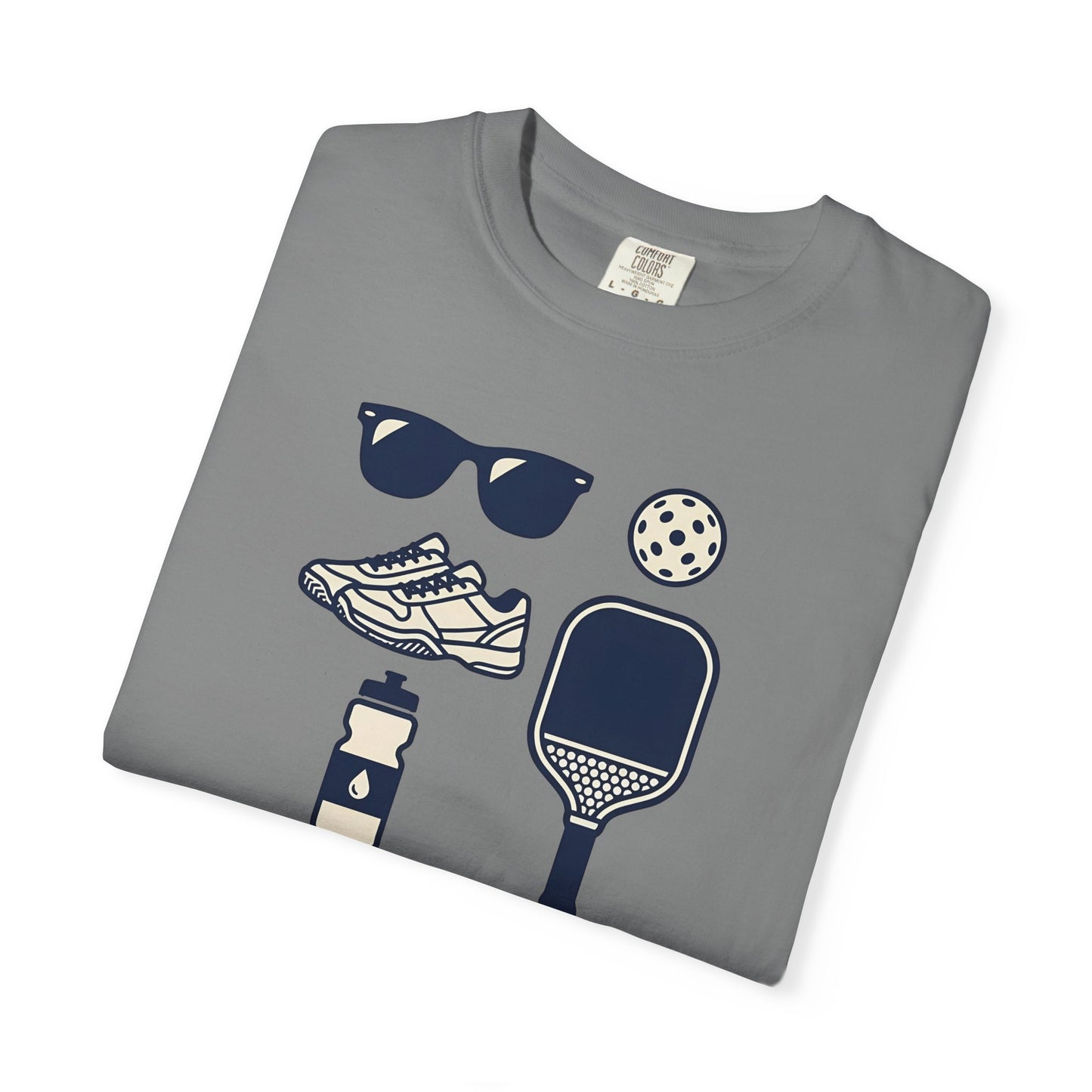 Pickleball Essentials Icon Tee Minimalist Pickler Sport Unisex Graphic Shirt