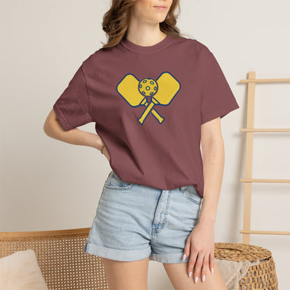 Pickleball Crossed Paddles Tee Pickler Minimalist Graphic Unisex Shirt