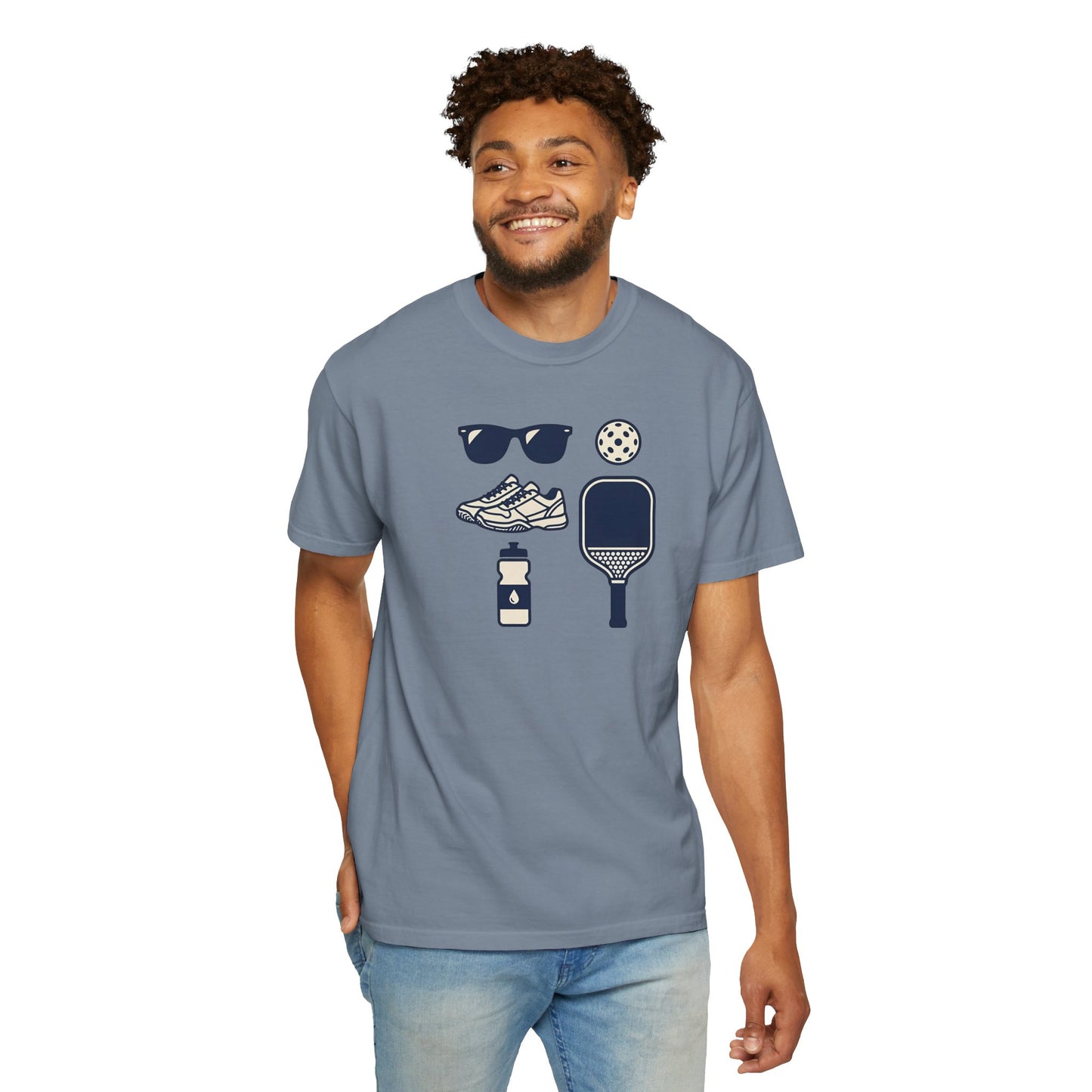 Pickleball Essentials Icon Tee Minimalist Pickler Sport Unisex Graphic Shirt
