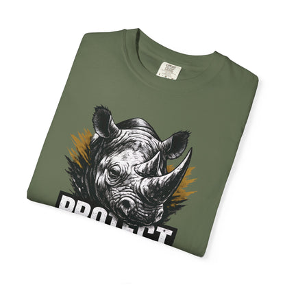 Black Rhino Conservation Tee | Protect What's Left | Endangered Species Shirt | Unisex