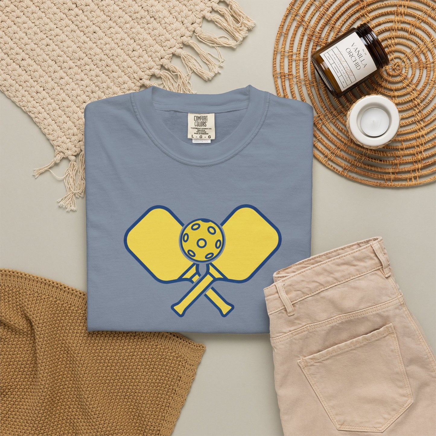 Pickleball Crossed Paddles Tee Pickler Minimalist Graphic Unisex Shirt
