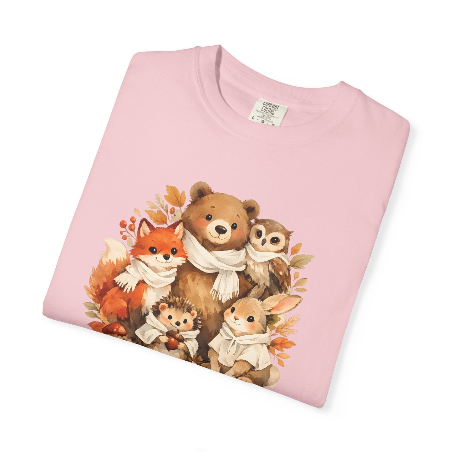Woodland Friends Watercolor Tee | Forest Animal Gift Shirt | Wildlife Art | Nature Lover