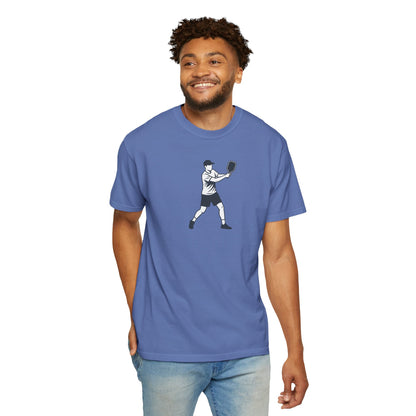 Pickleball Player Silhouette Tee Pickler Minimalist Men's Graphic Shirt