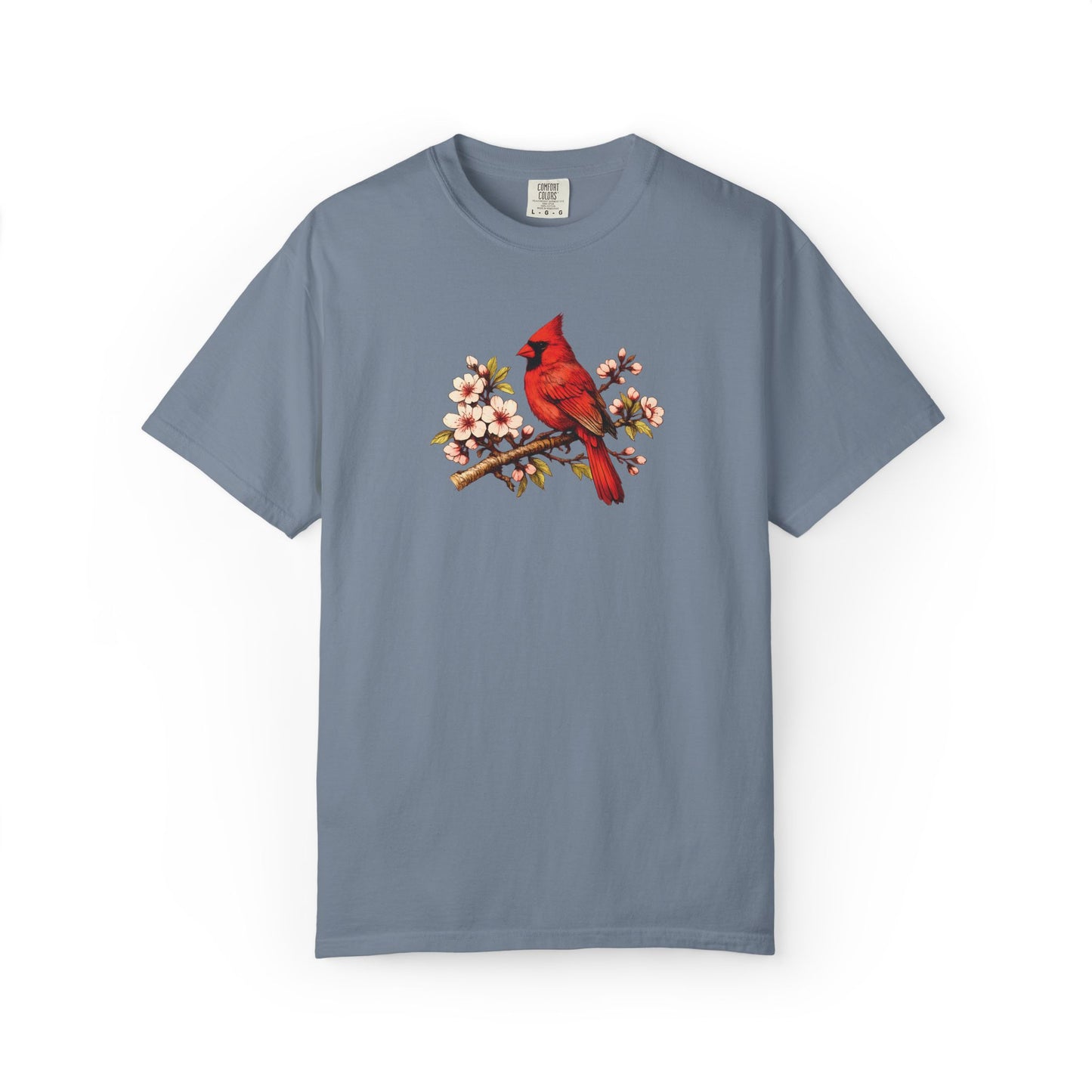 Cardinal Botanical Tee | Vintage Bird Art Shirt | Bird Watcher Gift