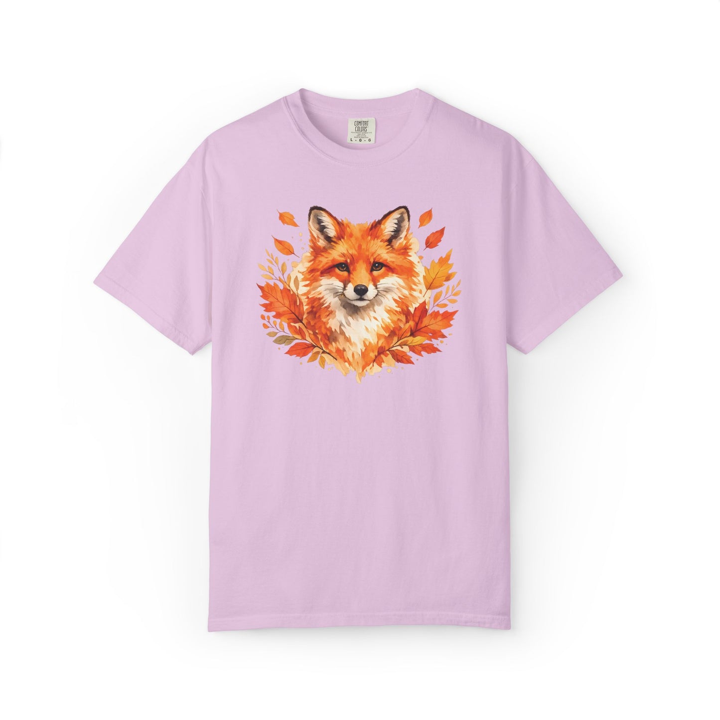 Watercolor Fox Graphic Tee | Autumn Wildlife Art Shirt | Nature Lover Gift | Unisex