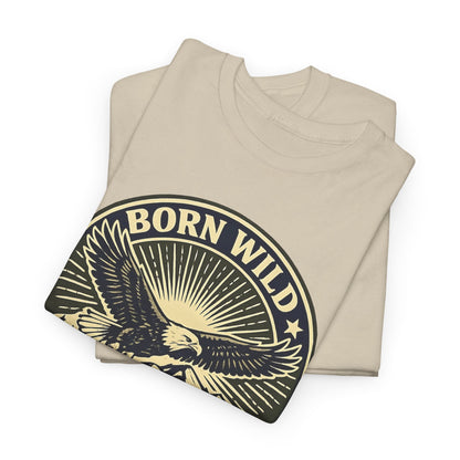 Eagle Ranger Patch Graphic Tee | Mid-Century Outdoor Shirt | Born Wild Stay Wild Unisex