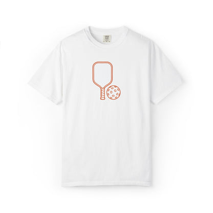 Pickleball Paddle And Ball Icon Tee Minimalist Pickler Unisex T-Shirt