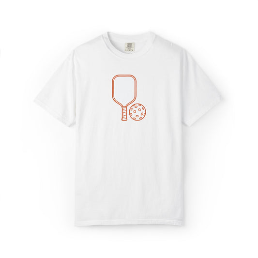 Pickleball Paddle And Ball Icon Tee Minimalist Pickler Unisex T-Shirt