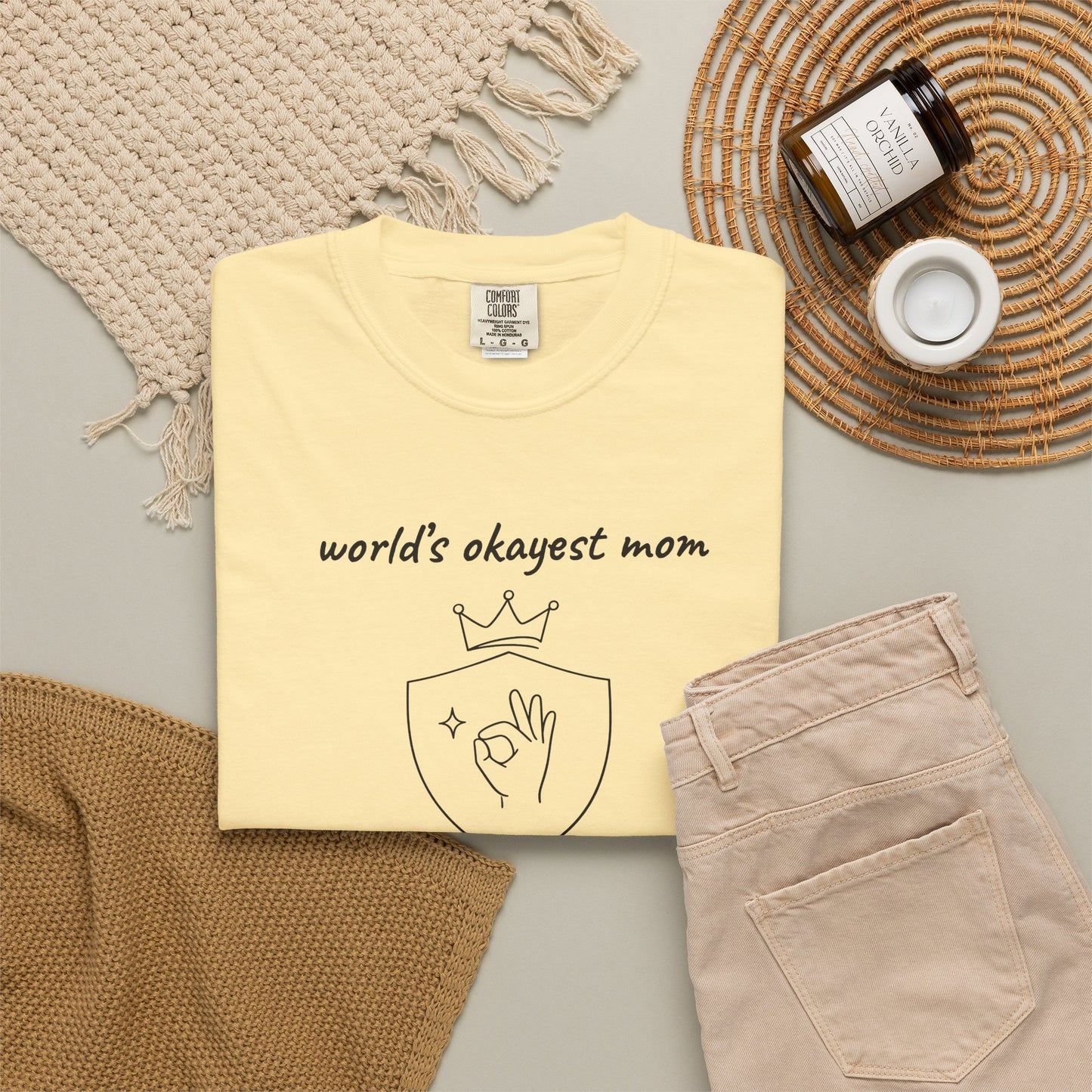 World's Okayest Mom Shirt | Funny Mom Gift | Mother's Day Tee | Mom Humor Shirt