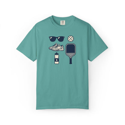 Pickleball Essentials Icon Tee Minimalist Pickler Sport Unisex Graphic Shirt