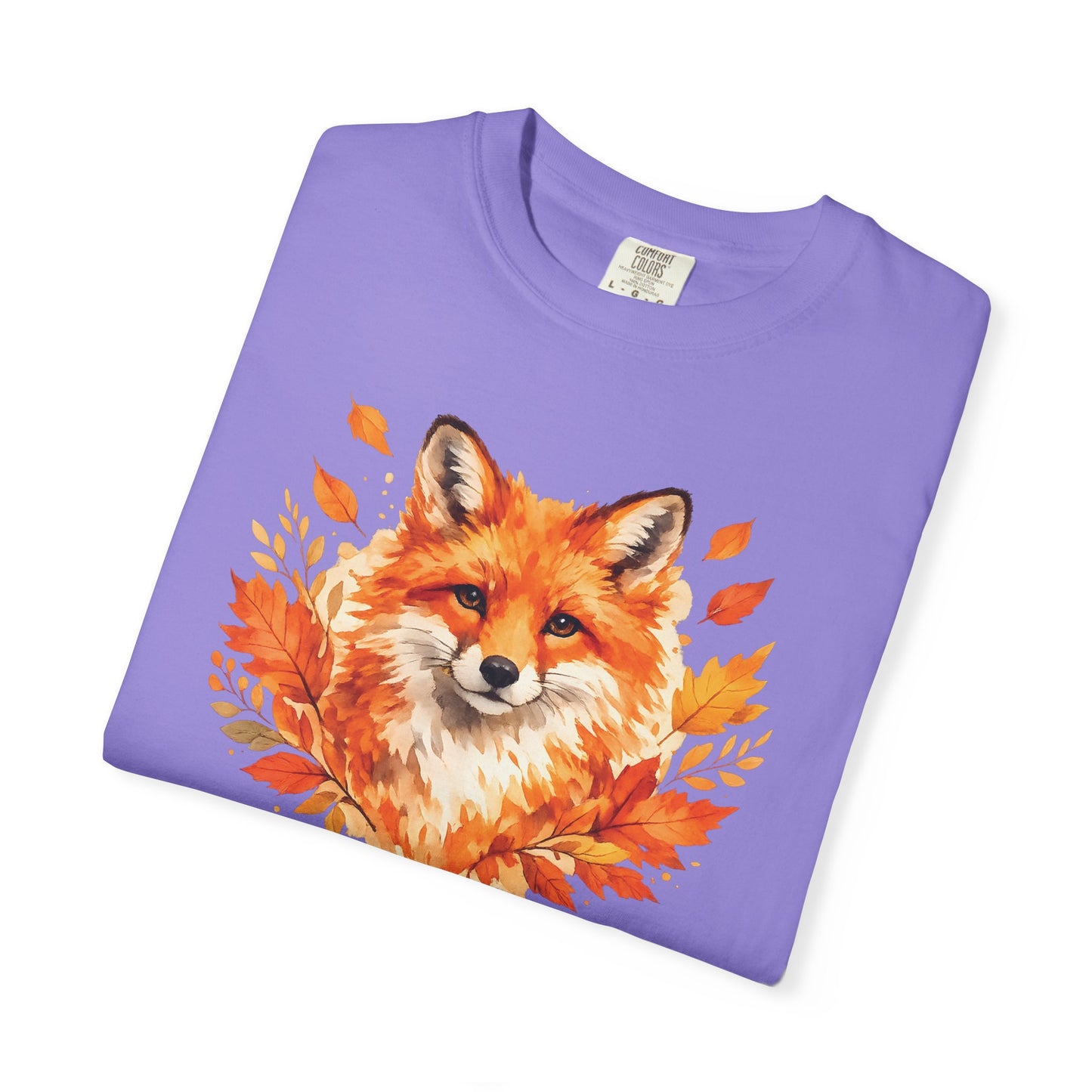 Watercolor Fox Graphic Tee | Autumn Wildlife Art Shirt | Nature Lover Gift | Unisex
