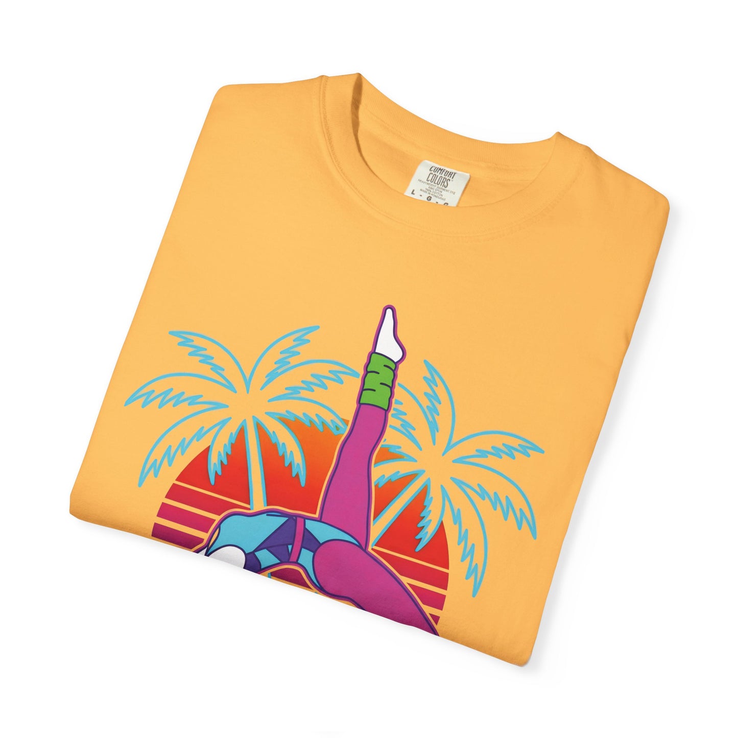 Stay Flexible Retro 80s Backbend Graphic Tee | Vintage Workout Shirt Women