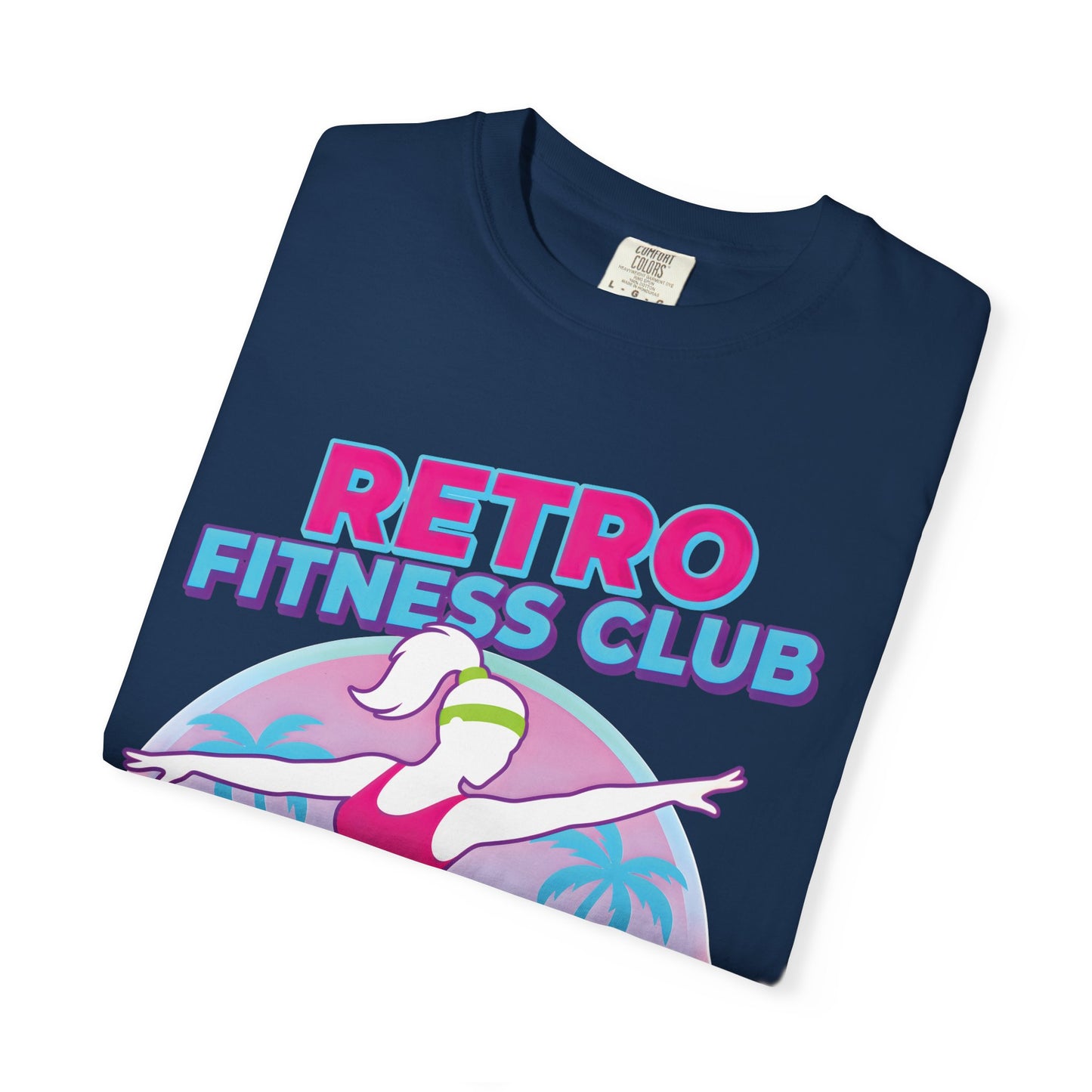 Retro Fitness Club 80s Aerobics Graphic Tee | Vintage Gym Shirt Women