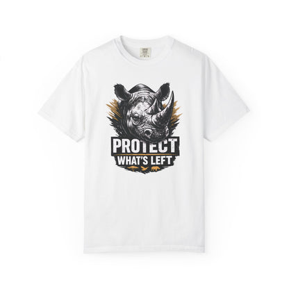 Black Rhino Conservation Tee | Protect What's Left | Endangered Species Shirt | Unisex