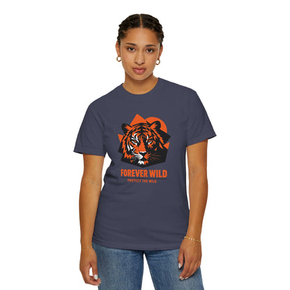 Tiger Forever Wild Conservation Tee | Protect the Wild Shirt | Endangered Animal Gift