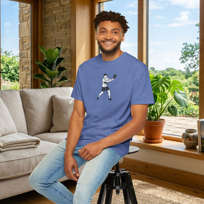 Pickleball Player Silhouette Tee Pickler Minimalist Men's Graphic Shirt