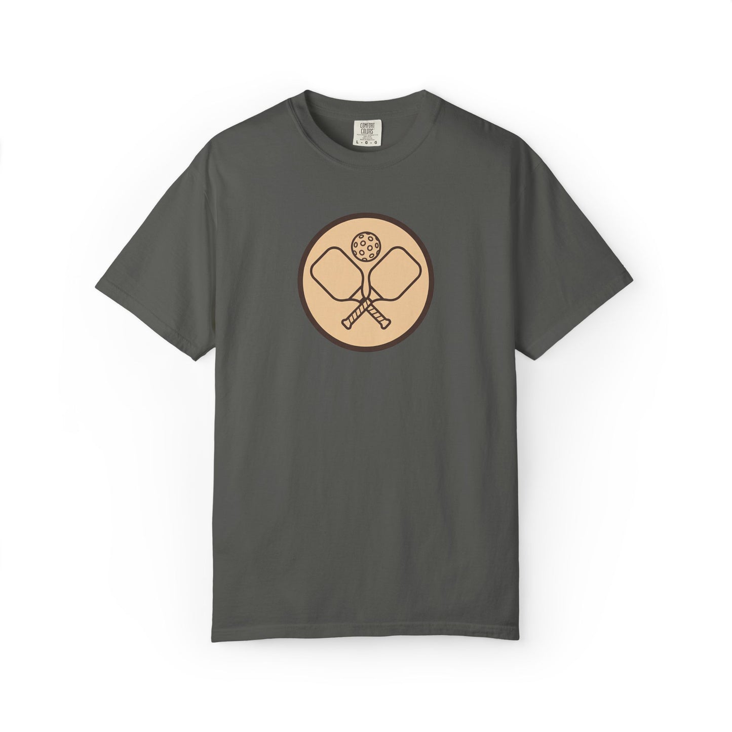 Vintage Pickleball Badge Tee Pickler Crest Minimalist Unisex Shirt