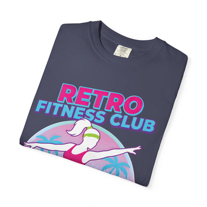 Retro Fitness Club 80s Aerobics Graphic Tee | Vintage Gym Shirt Women