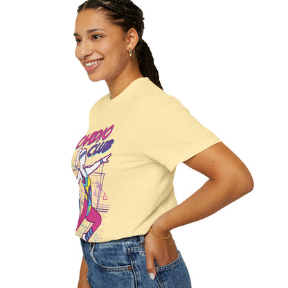 Cardio Club Retro 80s Grid Aerobics Graphic Tee | Vintage Gym Shirt Women