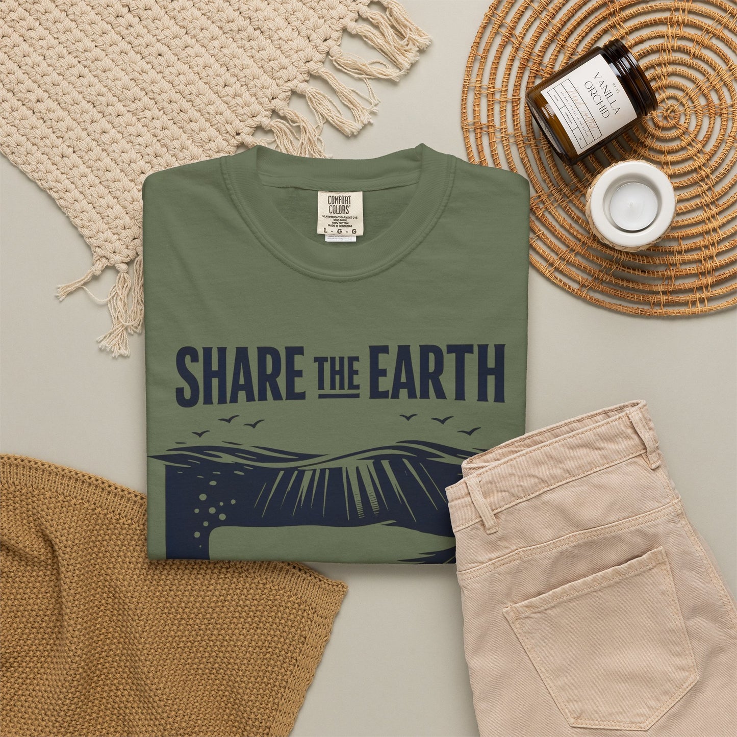 Whale Conservation Tee | Share the Earth Graphic Shirt | Ocean Wildlife Gift | Unisex