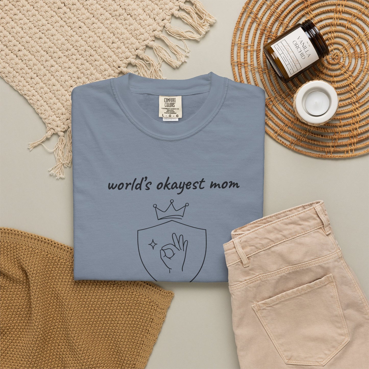 World's Okayest Mom Shirt | Funny Mom Gift | Mother's Day Tee | Mom Humor Shirt