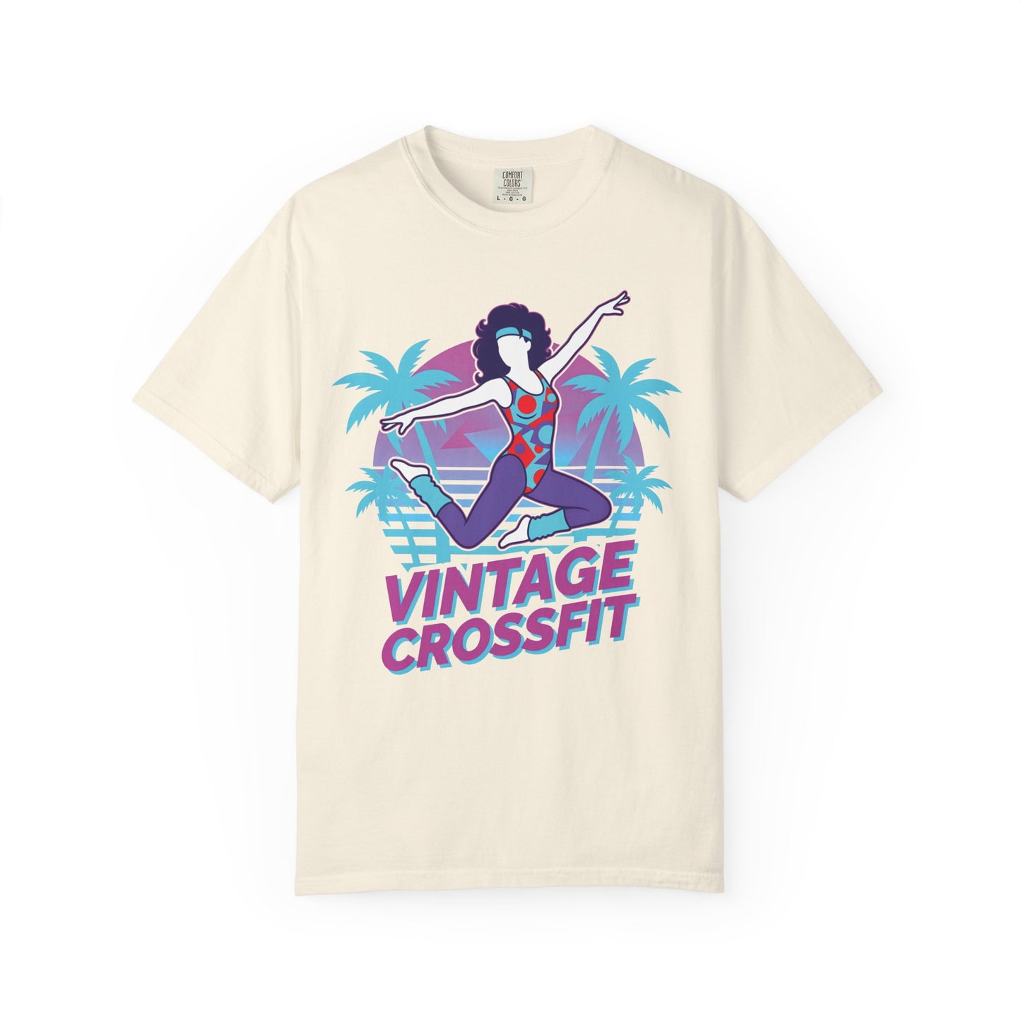 Vintage Crossfit Retro 80s Aerobics Graphic Tee | Gym Shirt Women