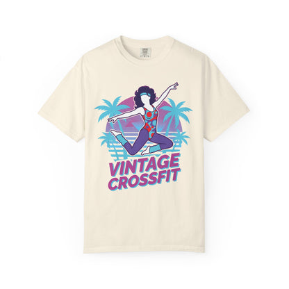 Vintage Crossfit Retro 80s Aerobics Graphic Tee | Gym Shirt Women