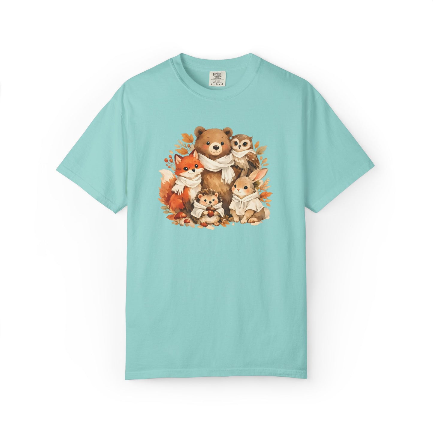 Woodland Friends Watercolor Tee | Forest Animal Gift Shirt | Wildlife Art | Nature Lover