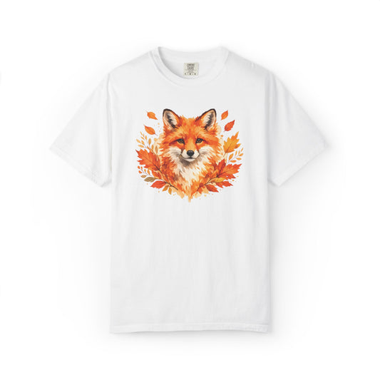 Watercolor Fox Graphic Tee | Autumn Wildlife Art Shirt | Nature Lover Gift | Unisex