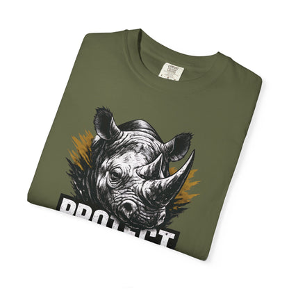 Black Rhino Conservation Tee | Protect What's Left | Endangered Species Shirt | Unisex