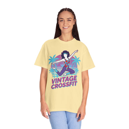 Vintage Crossfit Retro 80s Aerobics Graphic Tee | Gym Shirt Women
