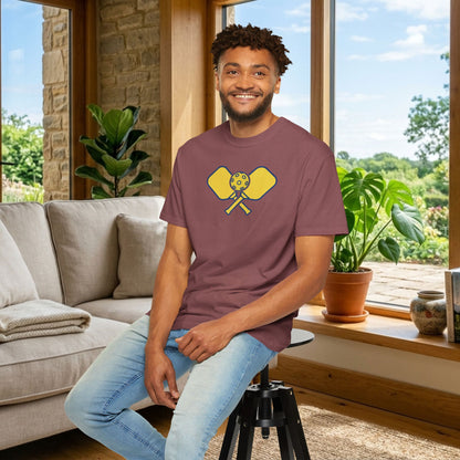 Pickleball Crossed Paddles Tee Pickler Minimalist Graphic Unisex Shirt