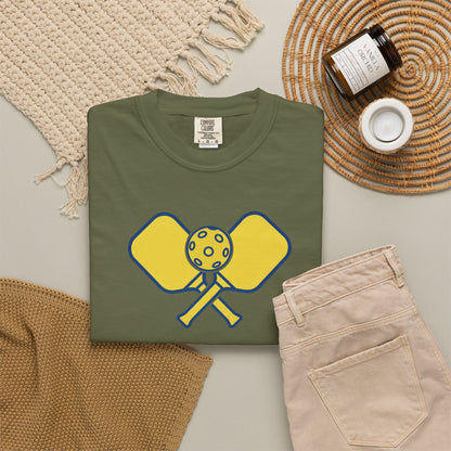 Pickleball Crossed Paddles Tee Pickler Minimalist Graphic Unisex Shirt
